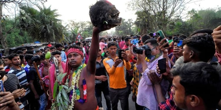 1 Colourful Gajan Hindu Festival in West Bengal