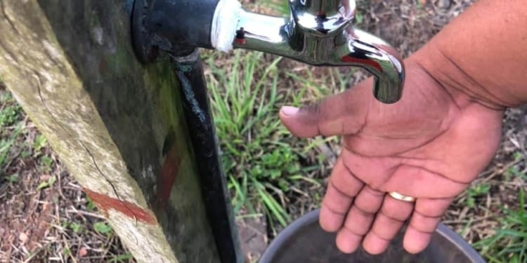 kraan geen water