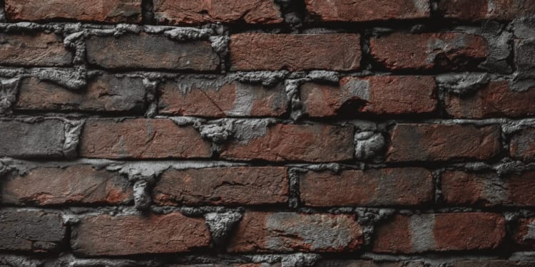 muur baksteen wand