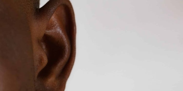 oor hoofd kind jongen