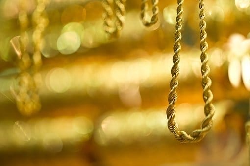 goud halsketting