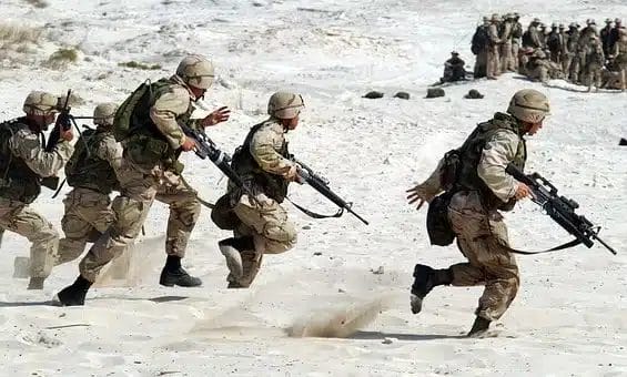 oorlog militairen soldaat