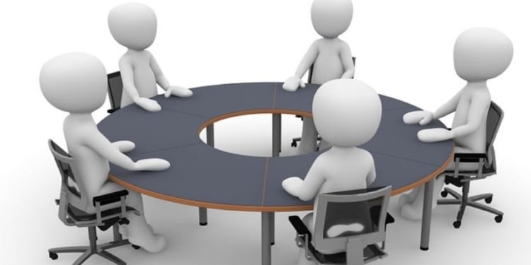 vergadering samenwerking meeting