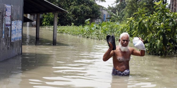 overstroming wateroverlast bangladesh
