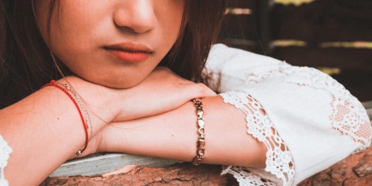 verdrietig depressief vrouw