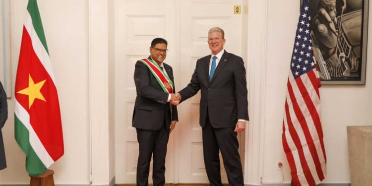President ontvangt geloofsbrieven nieuwe Amerikaanse ambassadeur