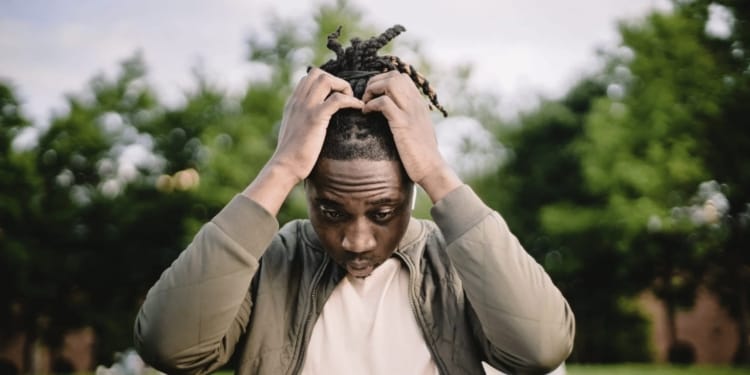 man stress schrik depressief angst
