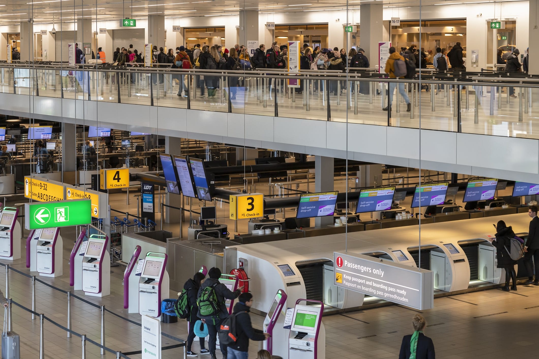 schiphol vertrekhal