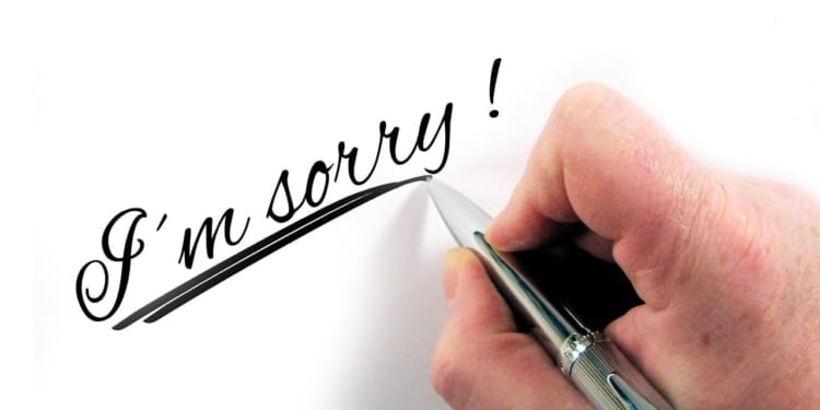 Sorry spijt