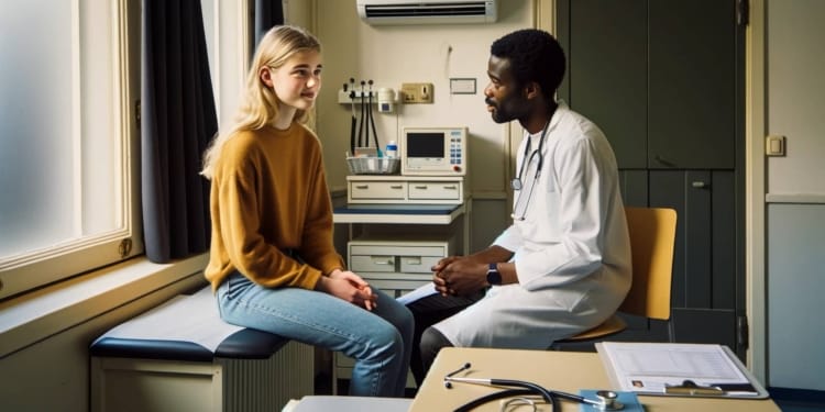 vrouw dokter arts ziekenhuis behandeling