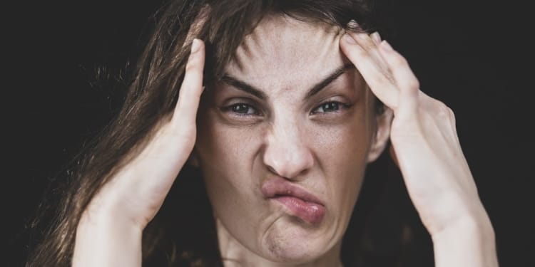 Stress vrouw
