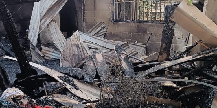 woning verwoest door brand