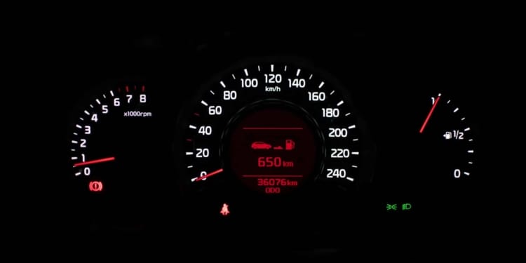 auto kilometer snelheid