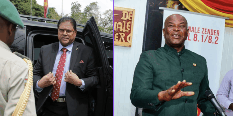 brunswijk santokhi chan abop ronnie president suriname