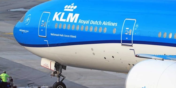 klm vliegtuig