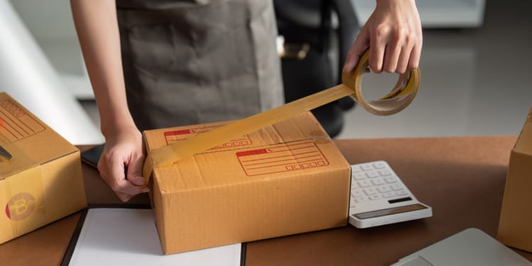 doos pakket post verzending
