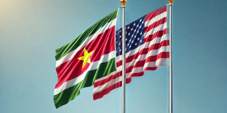 vlag suriname vs amerika