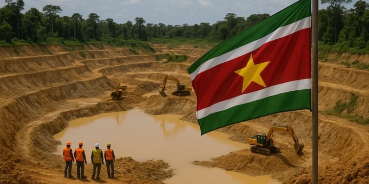 suriname goud mijn