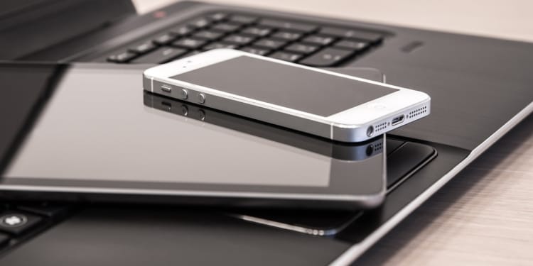 technology laptop mobiel