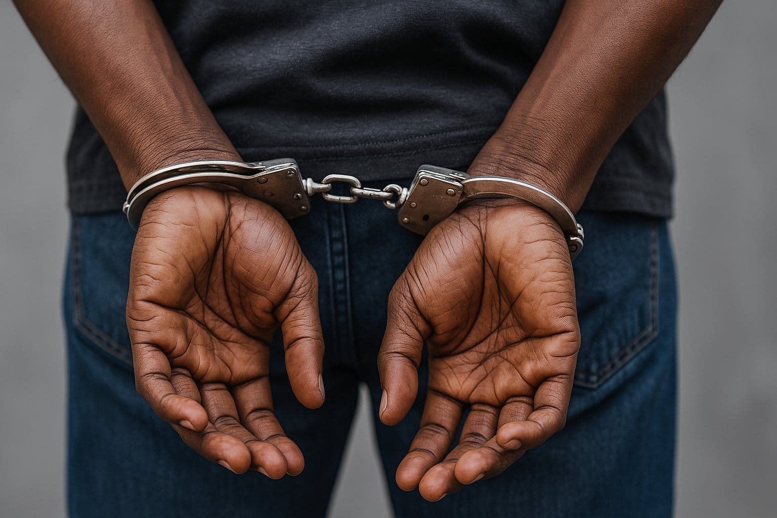 arrest handboeien verdachte politie